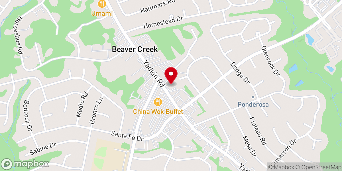 Map showing location of Simon Temple AME Zion Church