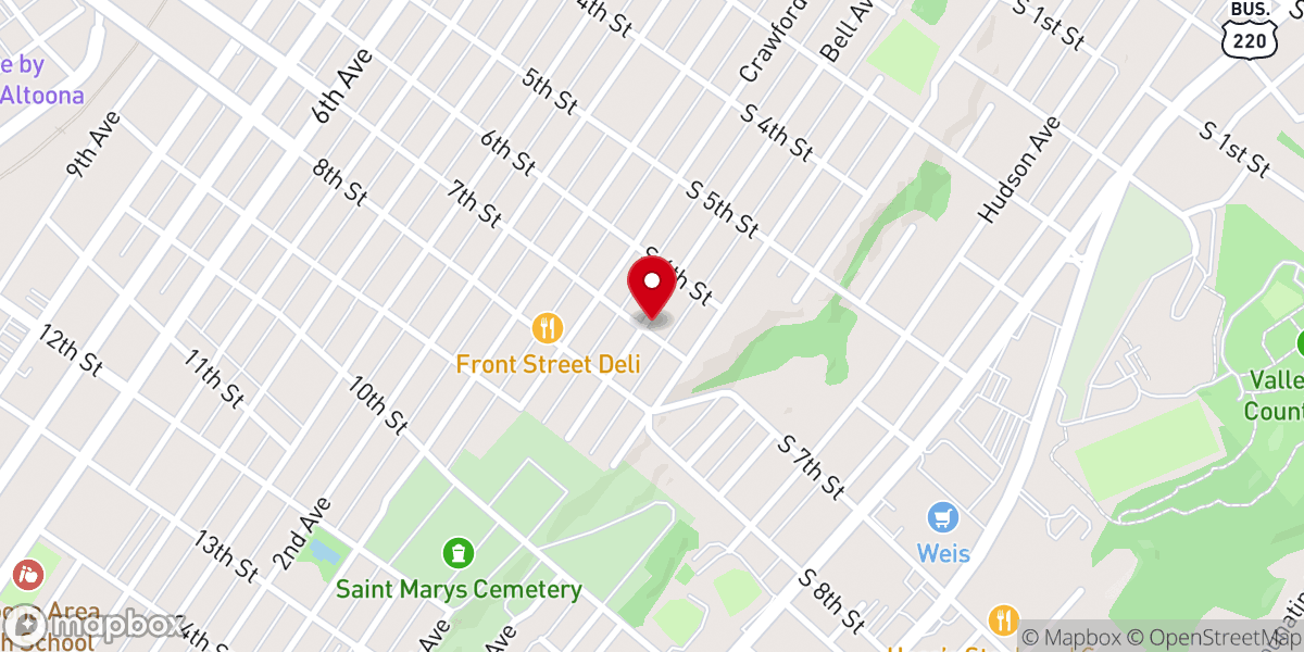 Map showing location of New Life Community Church