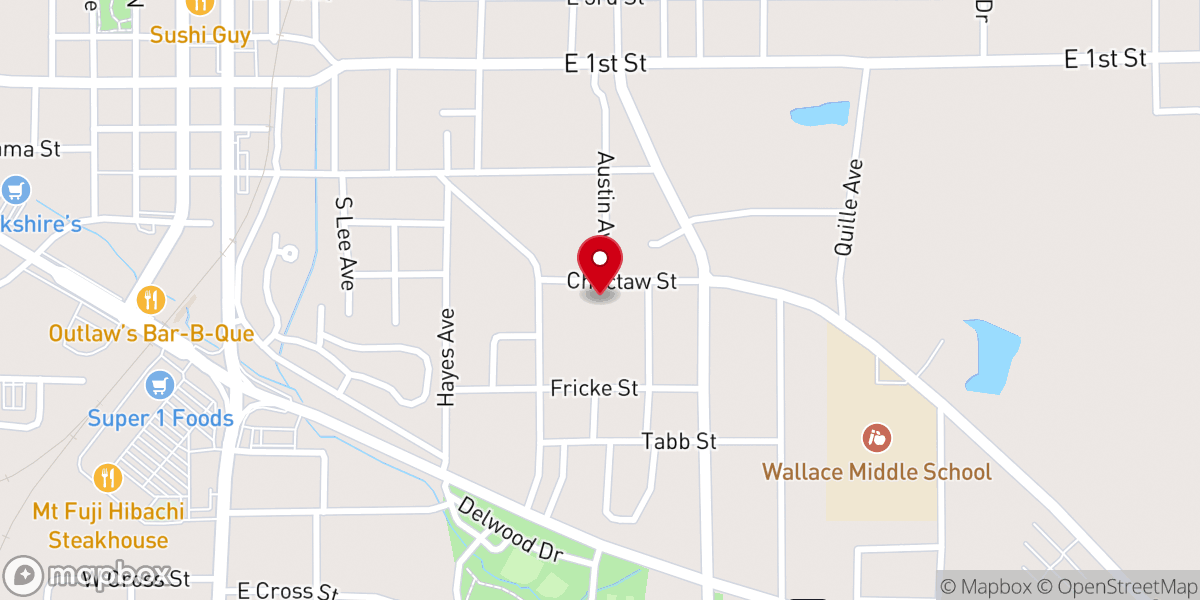 Map showing location of Church Of The Living God Pillar And Ground Of The Truth, The Light Of The World