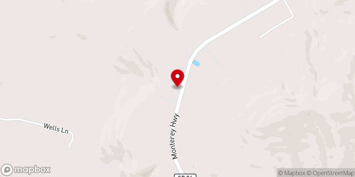 Map showing location of Harris Chapel Freewill Baptist