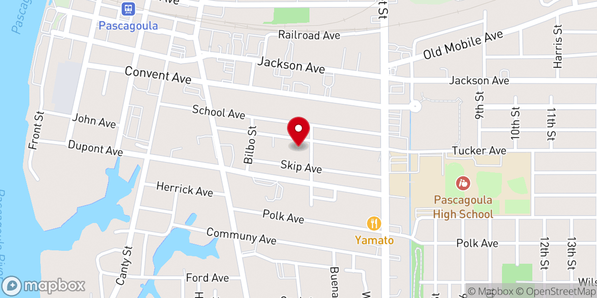 Map showing location of Gethsemane Institutional Church