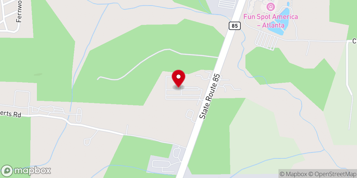 Map showing location of The Holy Spirit House