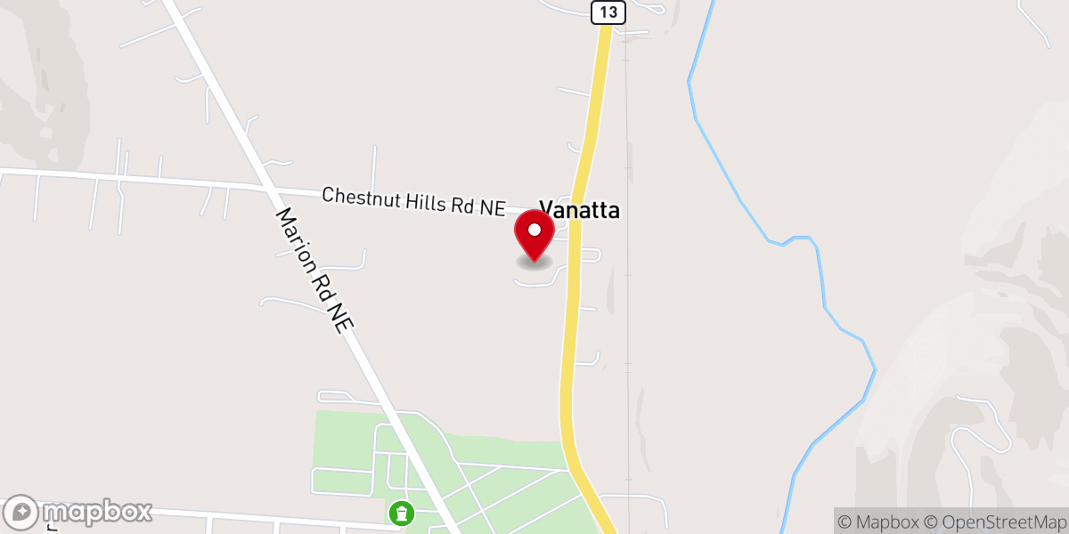 Map showing location of LifeChange Church