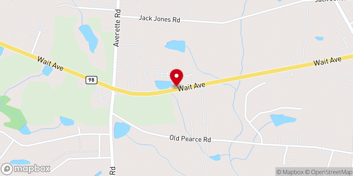 Map showing location of Grace Assembly Of God