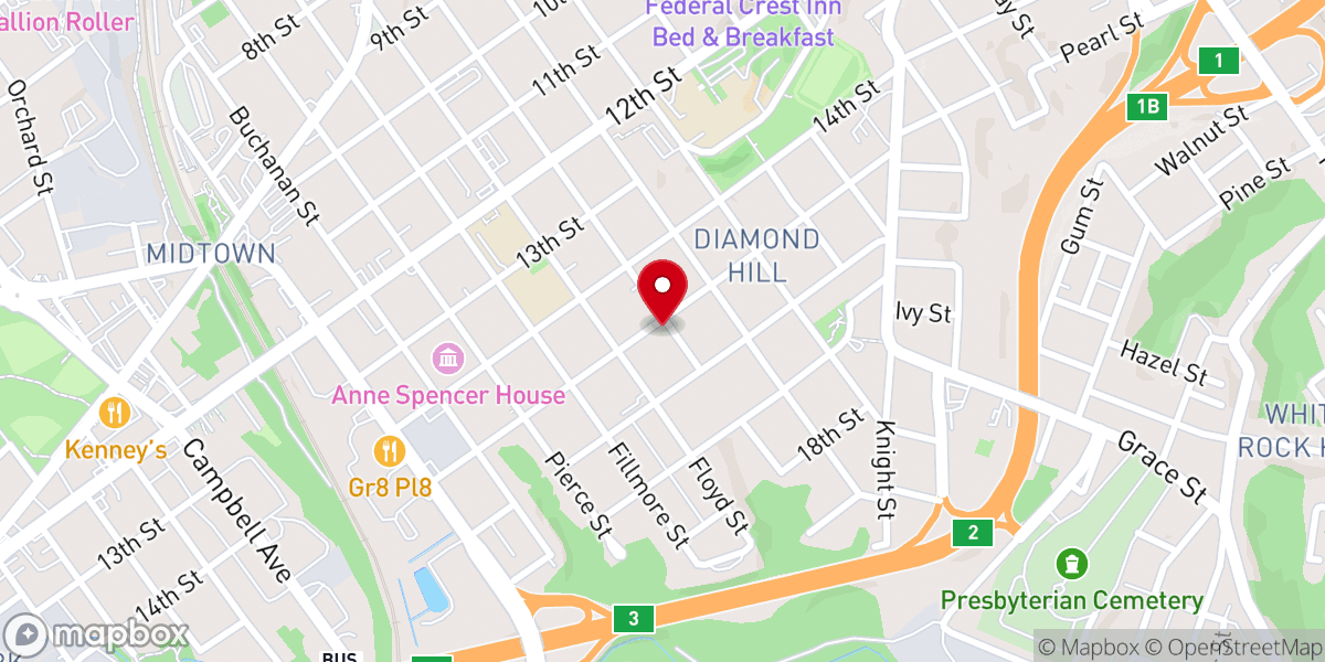 Map showing location of Christ Temple Apostolic Church