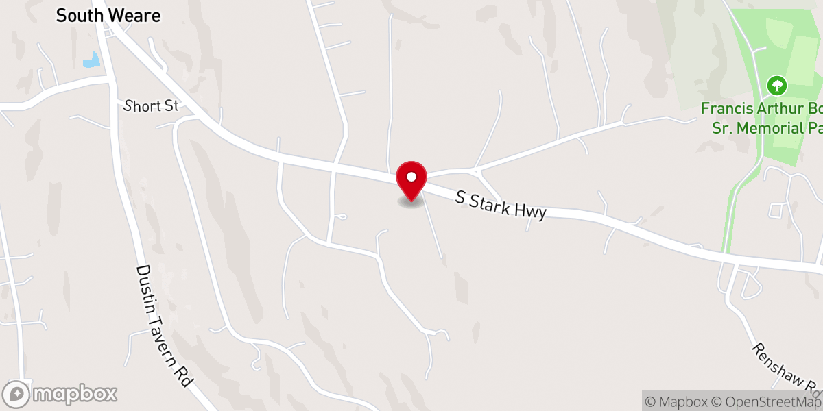 Map showing location of Christ Community Church-Weare