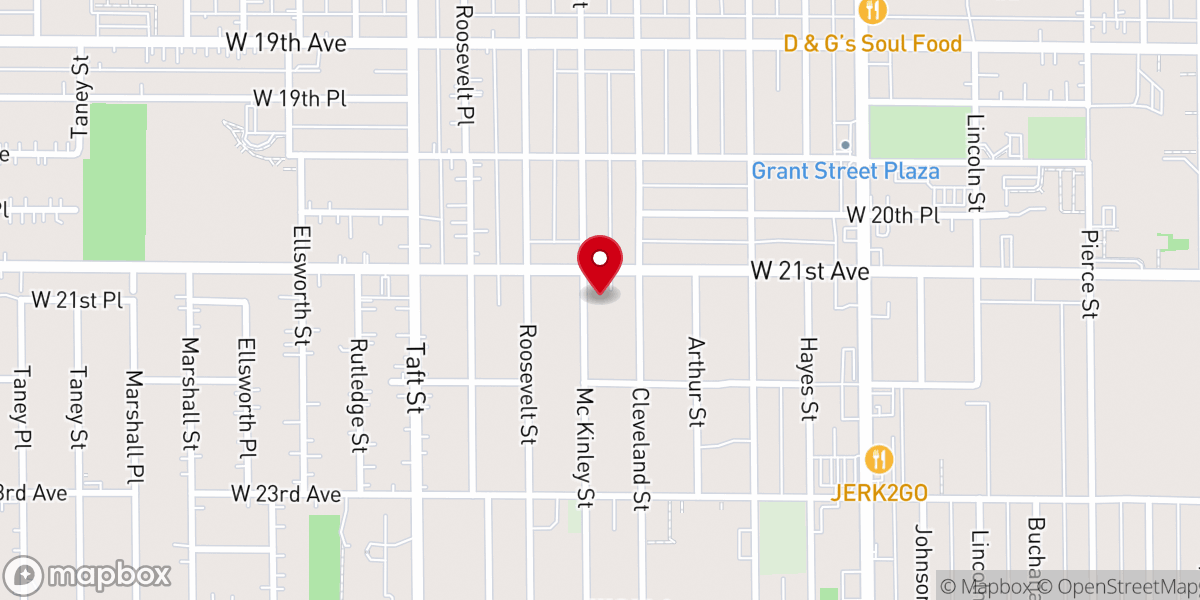 Map showing location of Old Path Church of Holiness