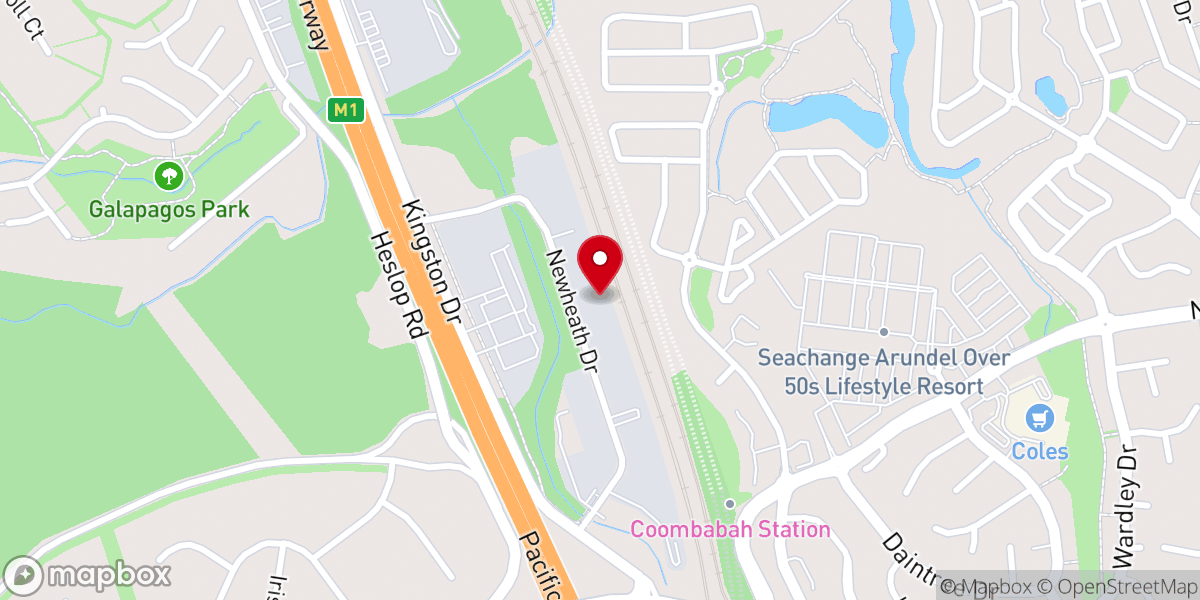 Map showing location of World Changers Church Gold Coast-Ltd