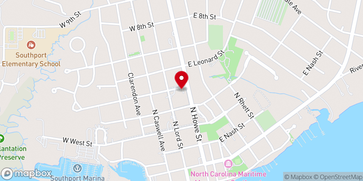 Map showing location of Gourmet to Go & Catered Affairs