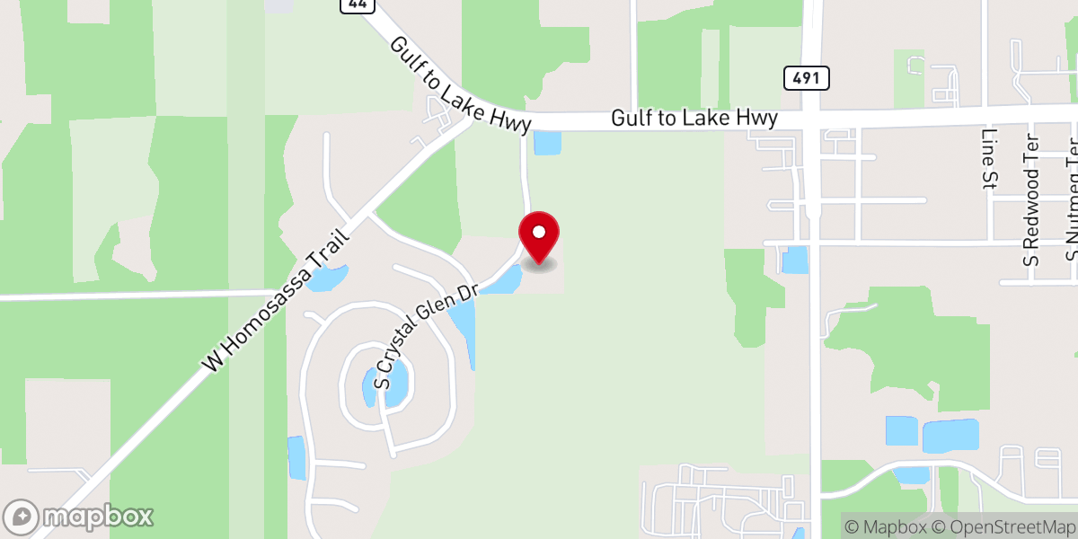 Map showing location of Faith Lutheran Church