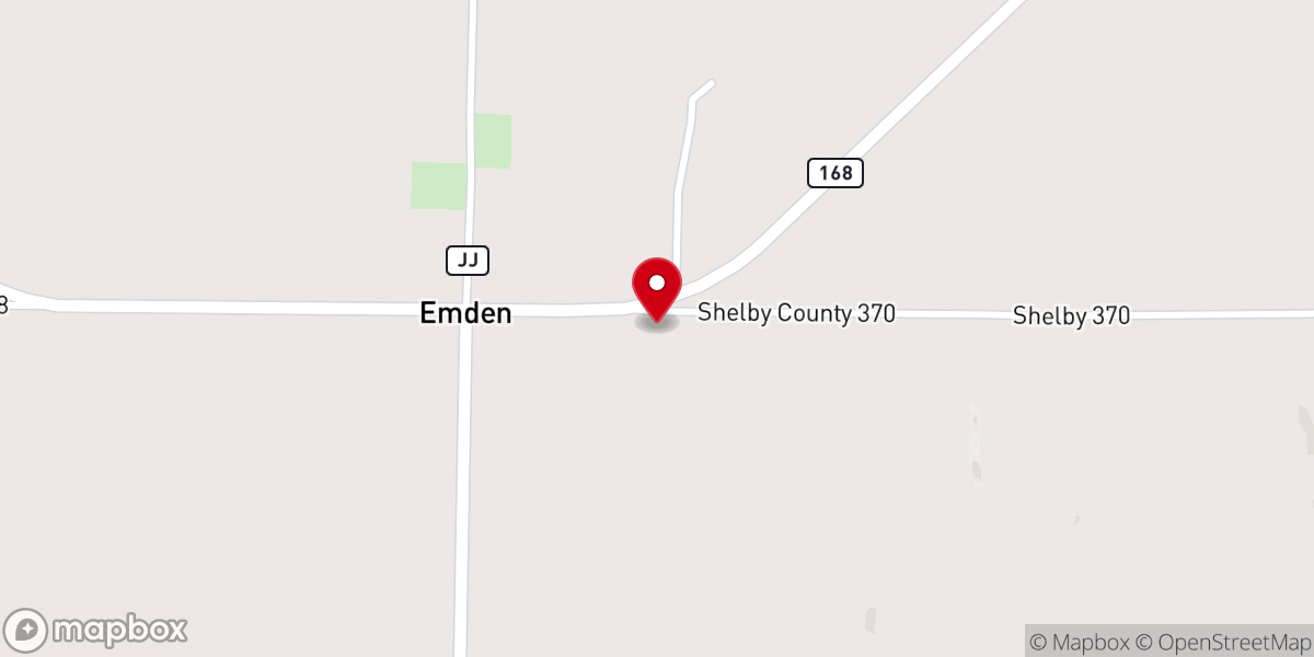 Map showing location of Community Baptist Church