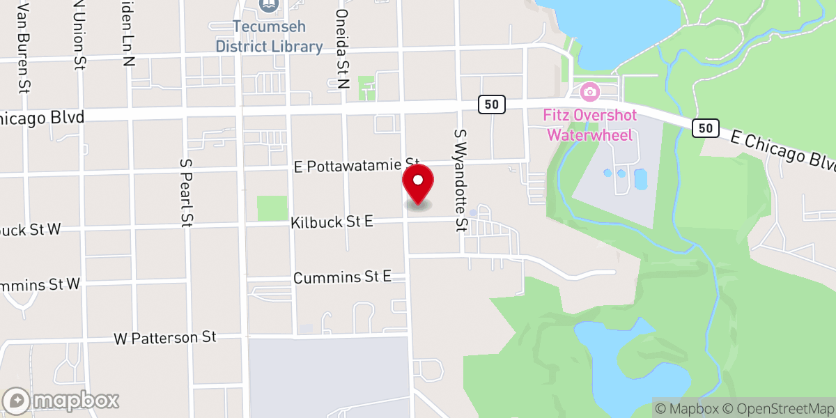 Map showing location of Gate of Grace Community Church