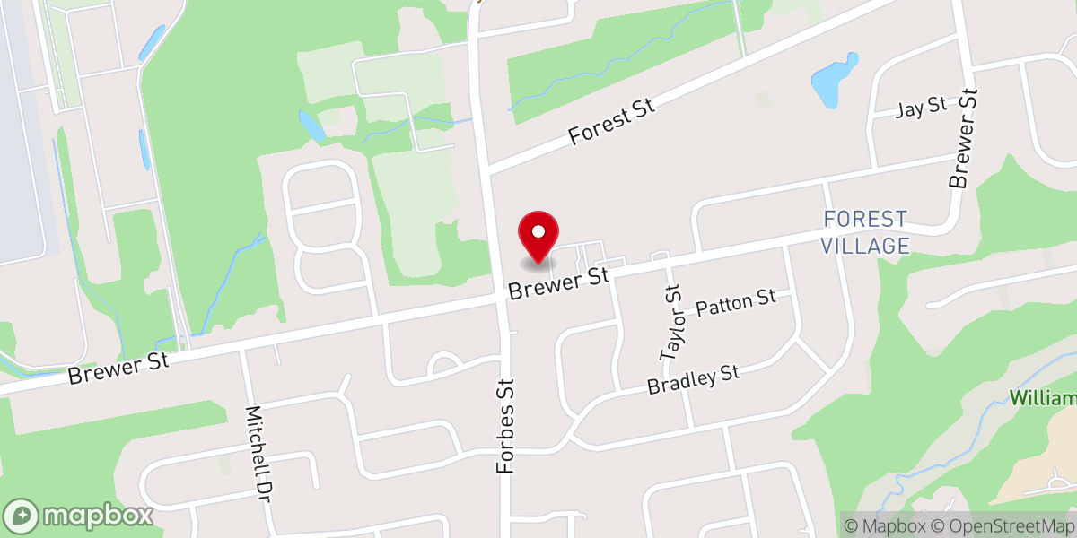 Map showing location of Saint Christophers Church