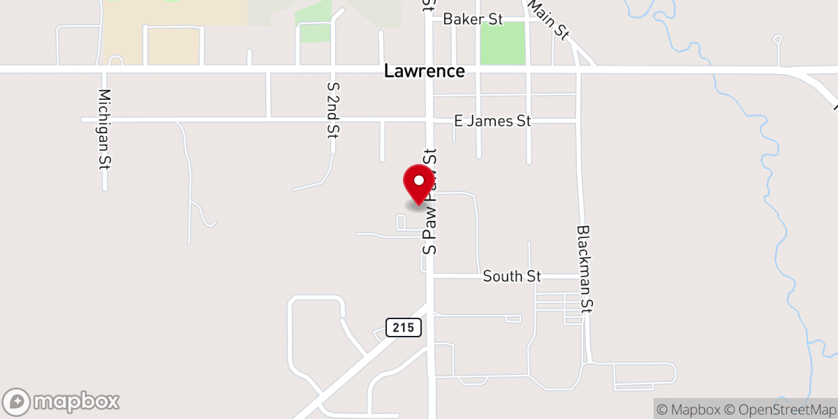 Map showing location of Word of Life Faith Center