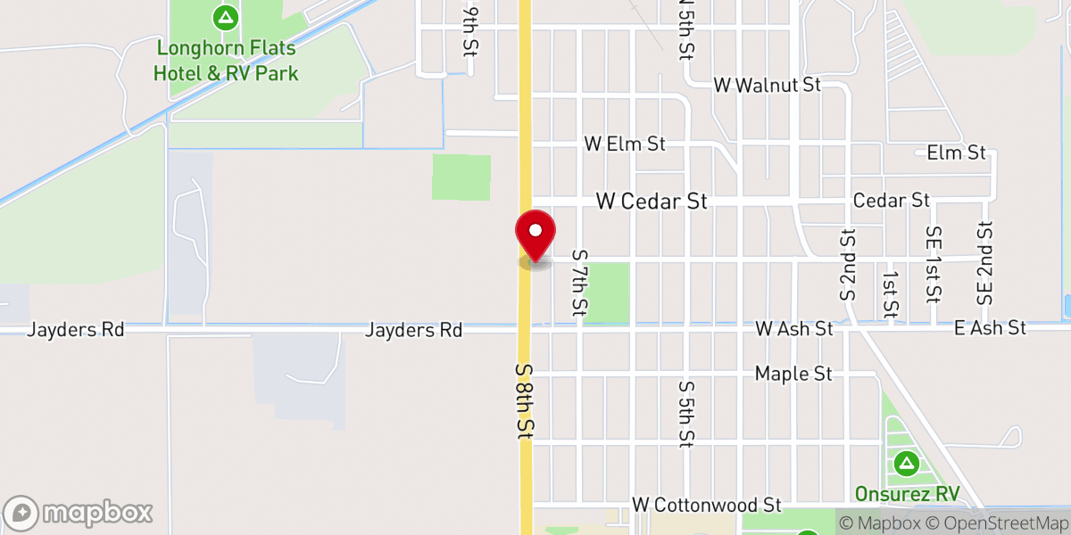 Map showing location of Loving Assembly of God Church