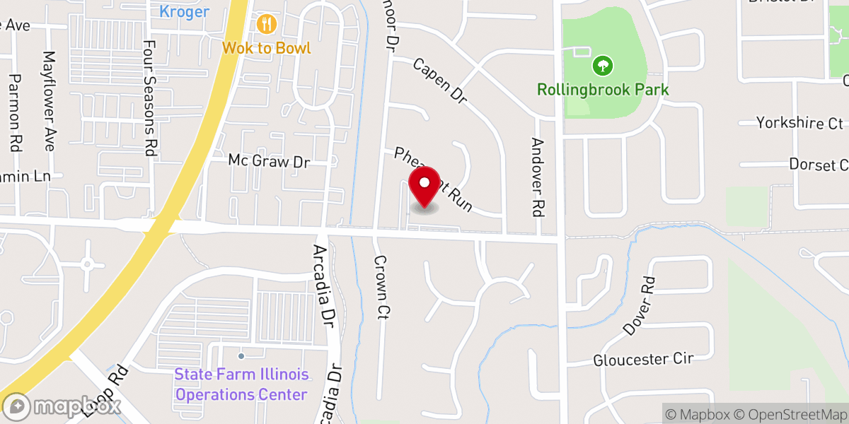 Map showing location of Evangelical Free Church