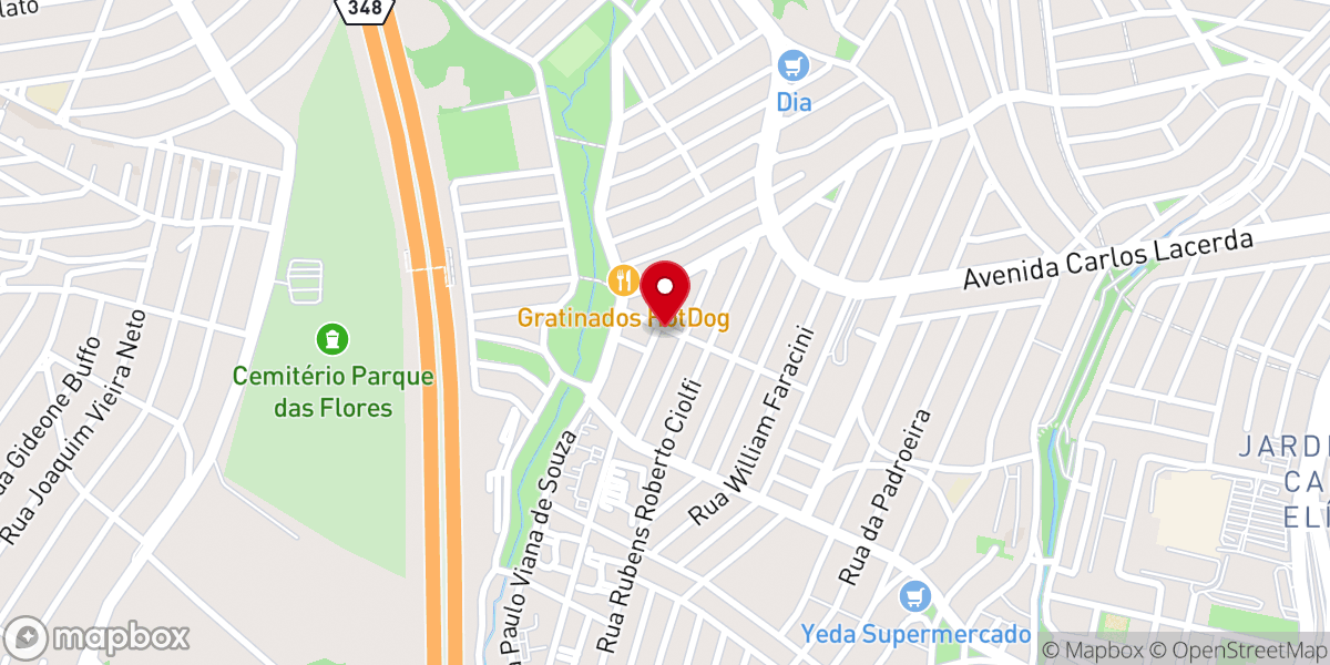 Map showing location of Igreja Cristã Evangelica Cristo e Paz