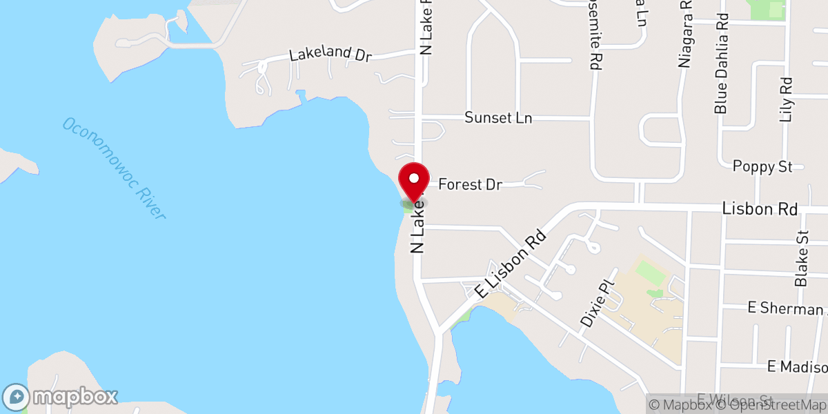 Map showing location of Bender Beach