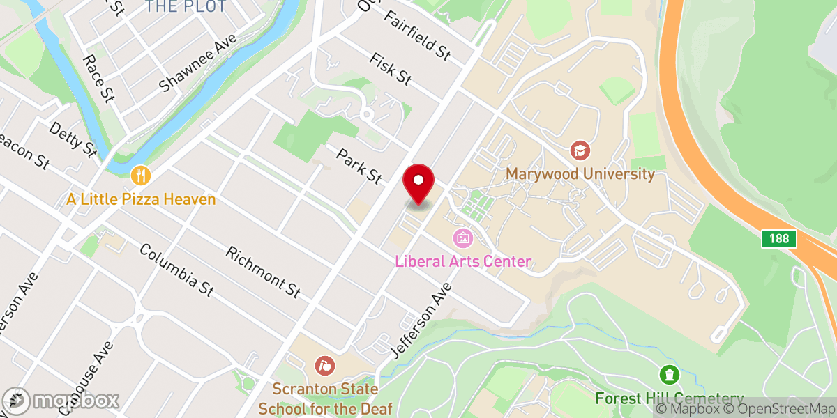 Map showing location of Sisters of IHM