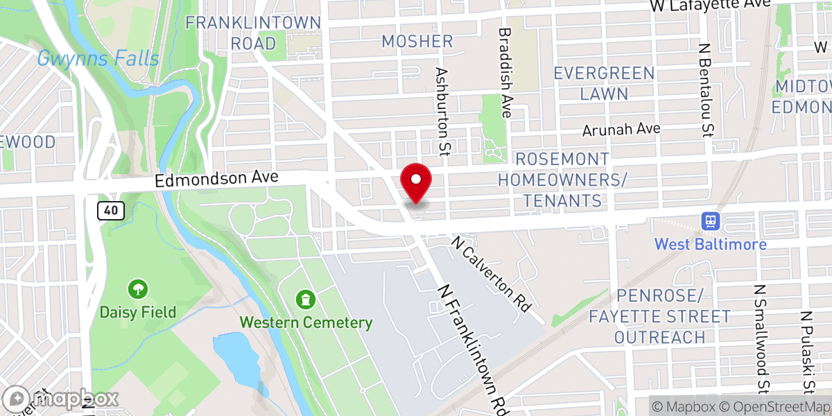 Map showing location of Lion of Judah Bible Fellowship Church