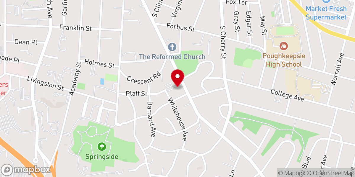 Map showing location of Beth-El Church of God In Christ