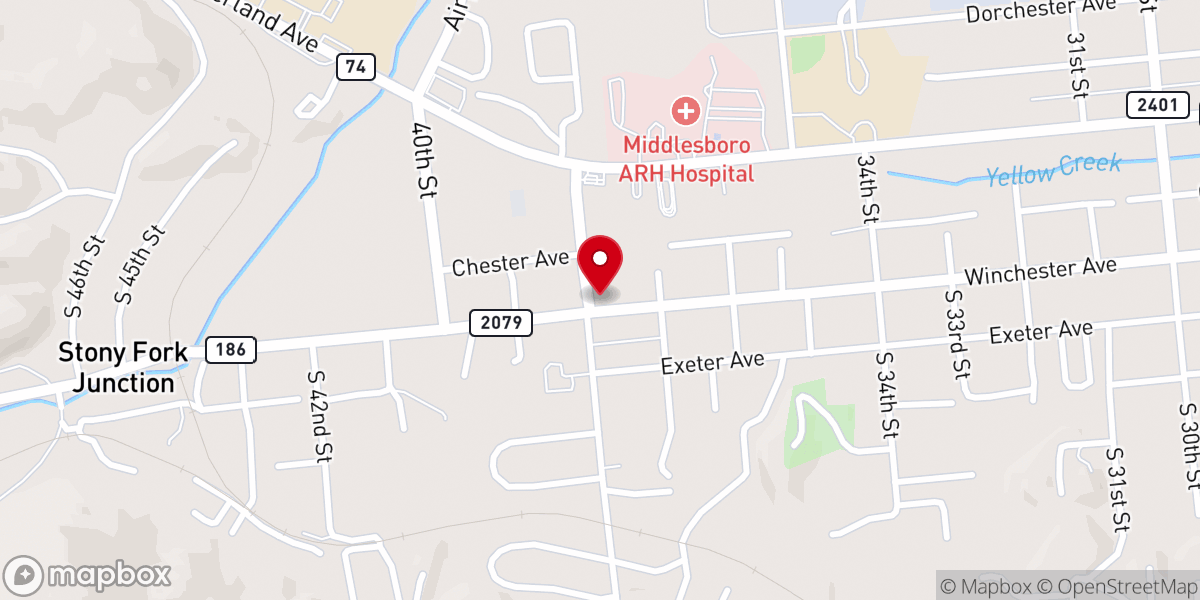 Map showing location of OYC Church