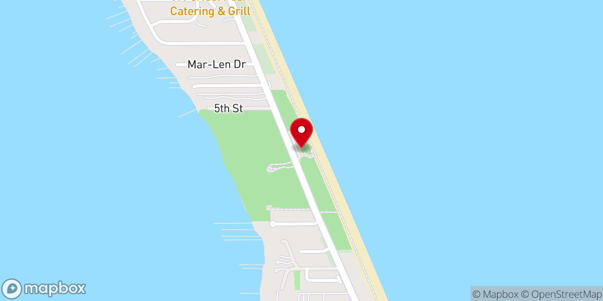 Map showing location of Coconut Point Park