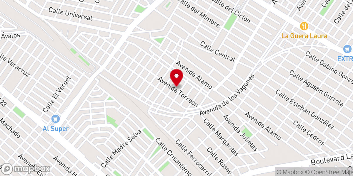 Map showing location of Parroquia de Santa Cecilia