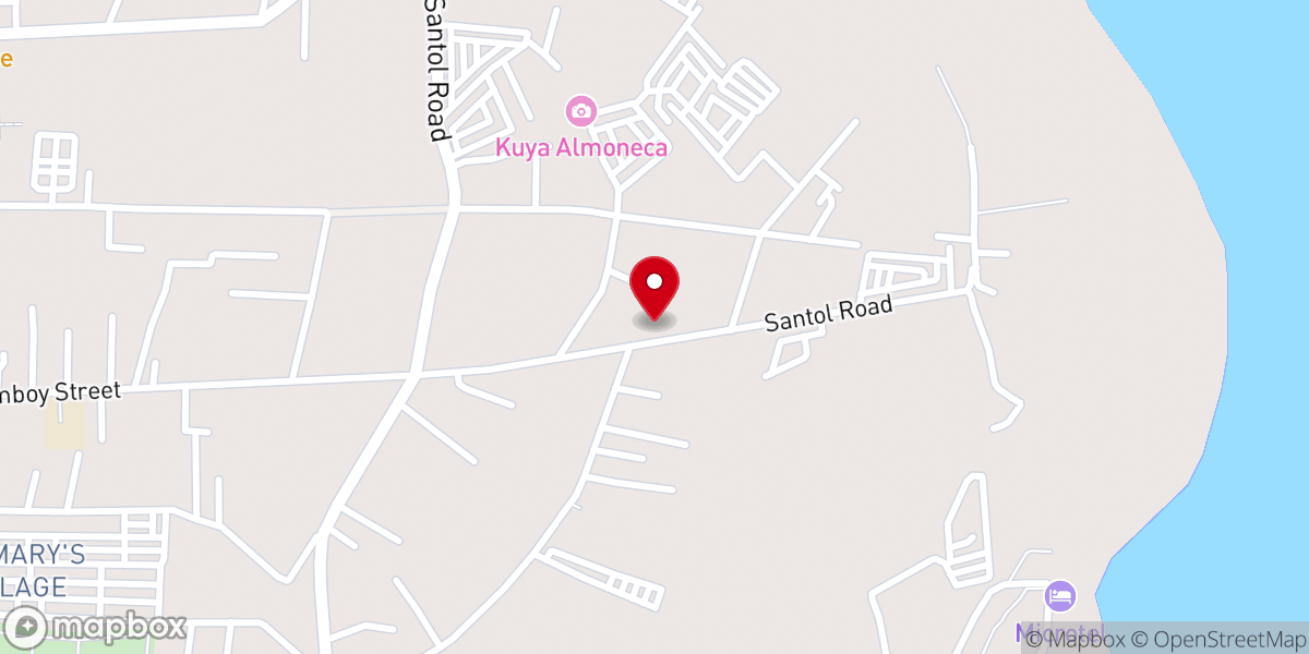 Map showing location of Church Of Praise