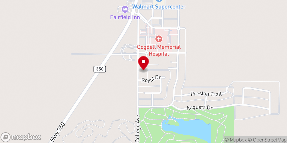 Map showing location of Grace Lutheran Church