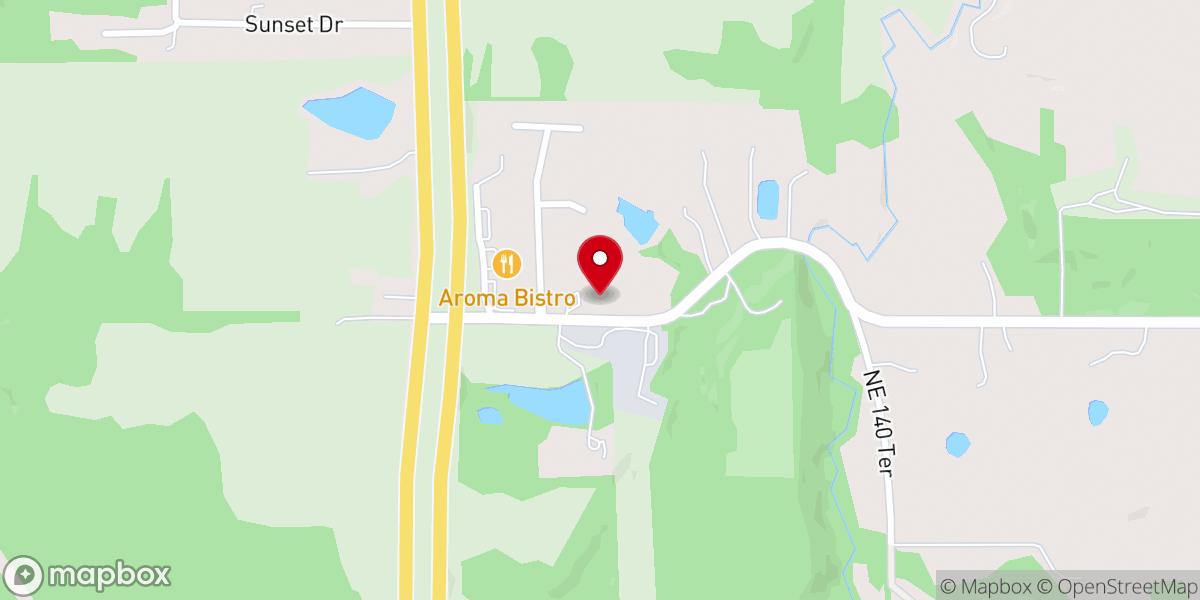 Map showing location of Southside Baptist Church