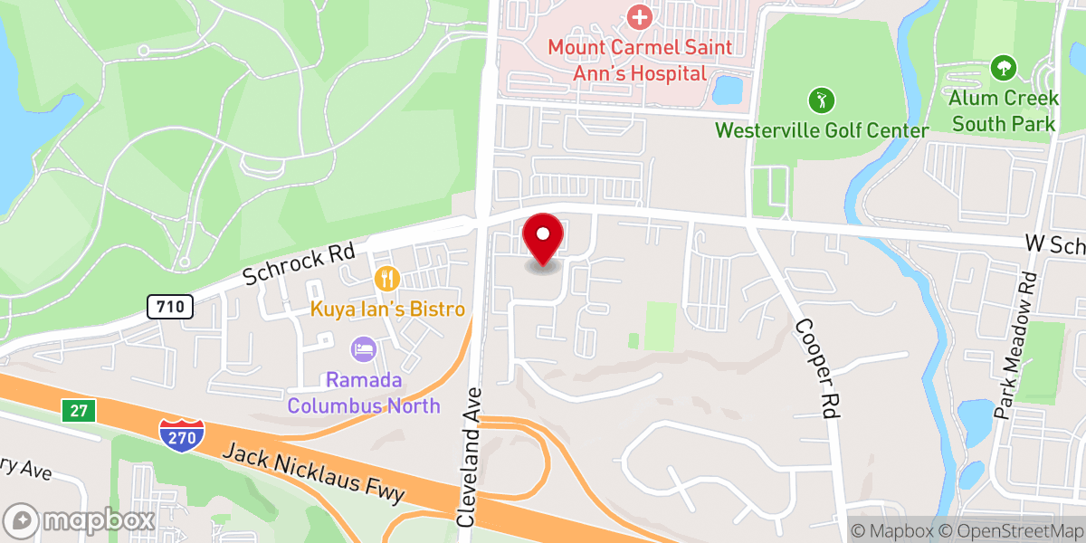 Map showing location of Calvary Apostolic Church