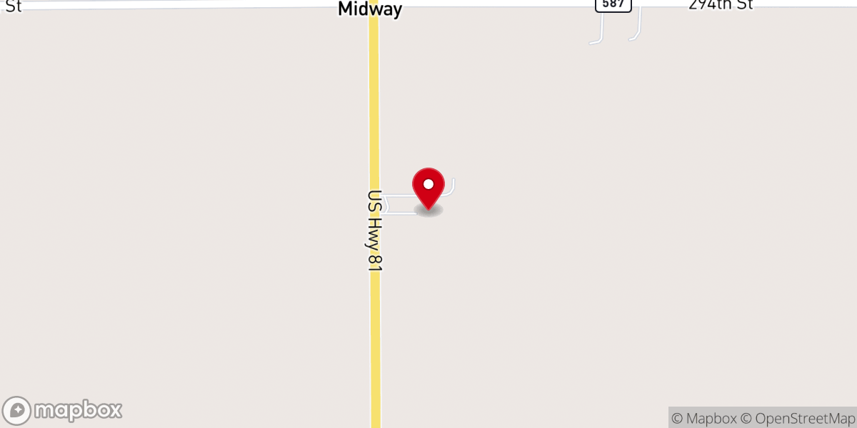 Map showing location of Our Redeemer Lutheran Church