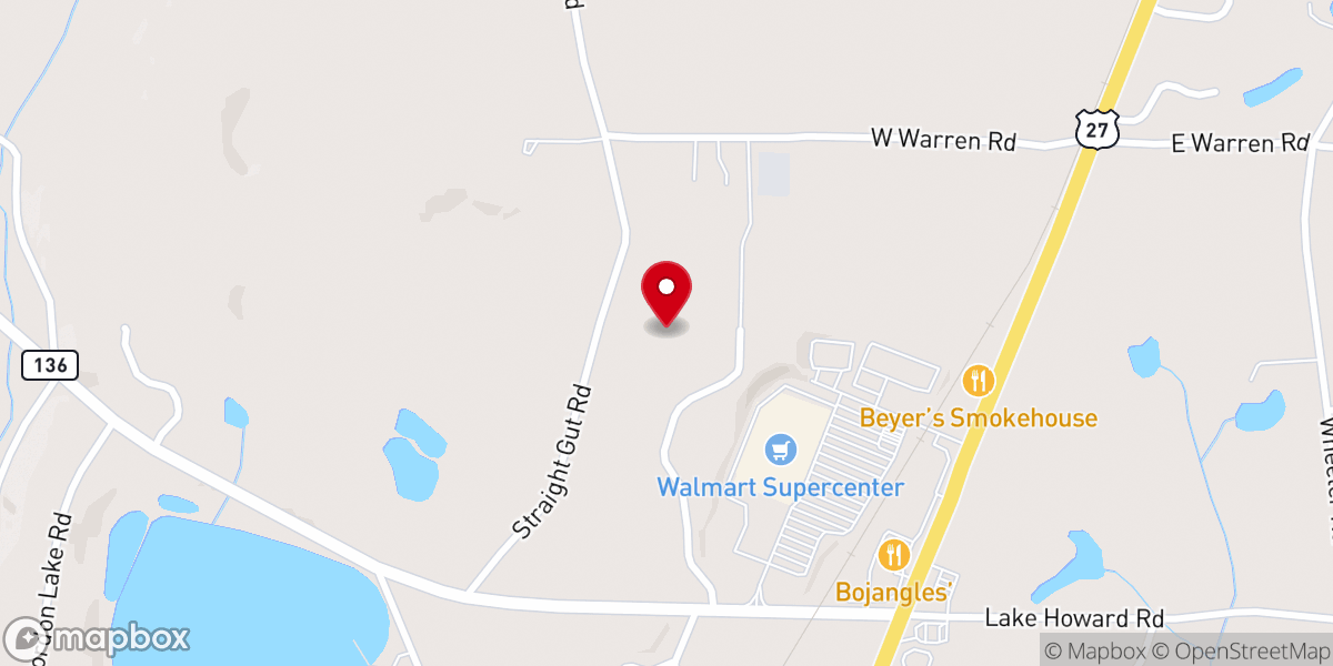 Map showing location of Victory Tabernacle of Praise