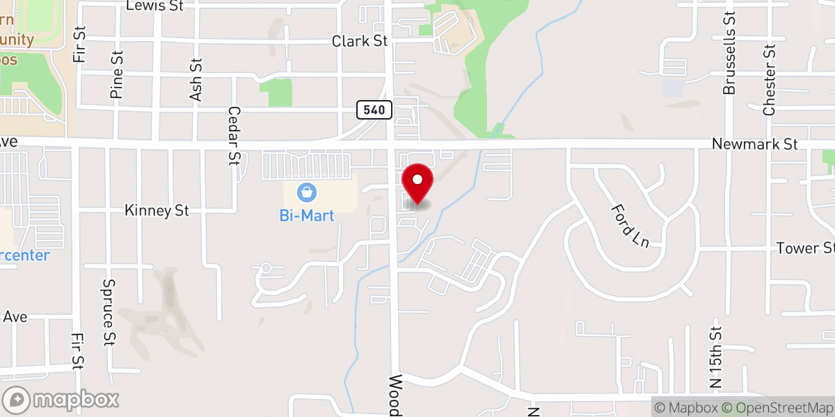 Map showing location of connections community church