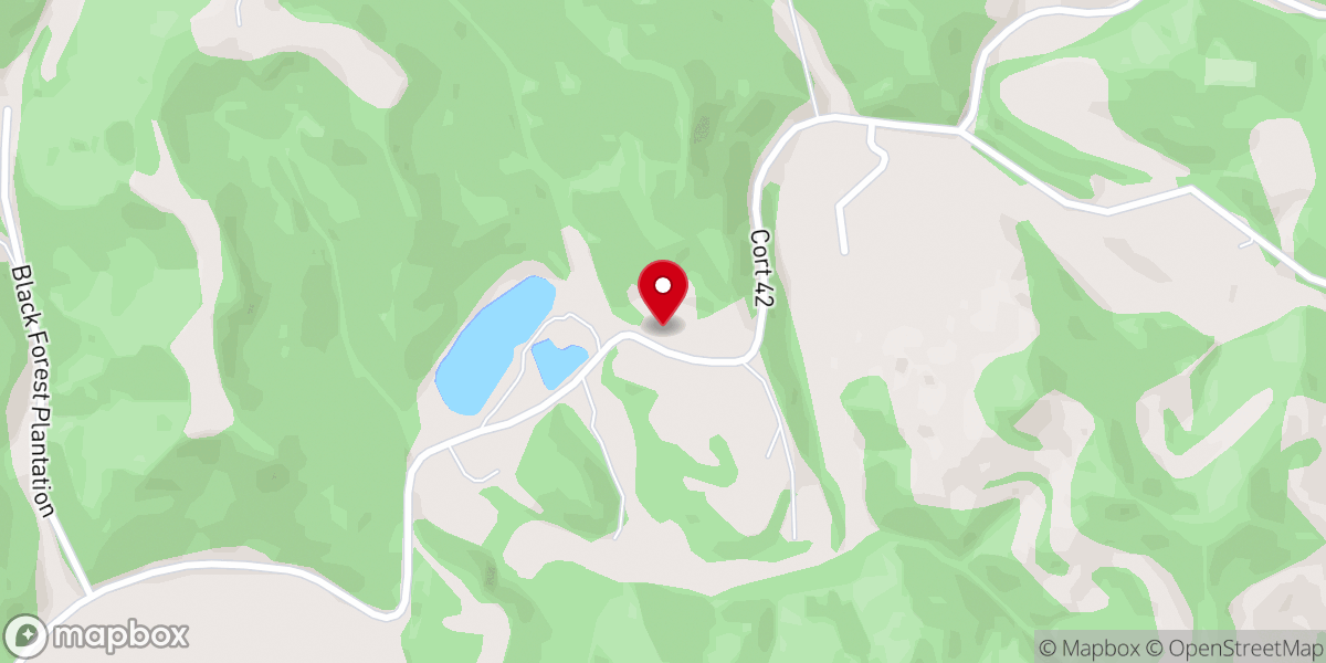 Map showing location of Rippling Waters Campground