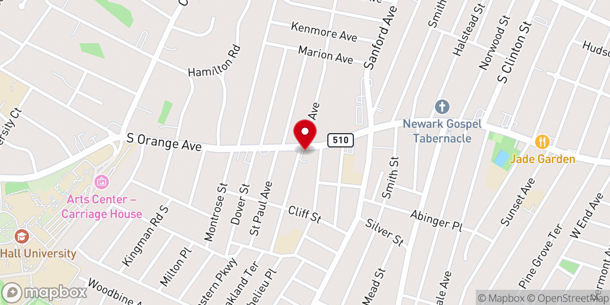 Map showing location of Good Shepherd Church of the Nazarene