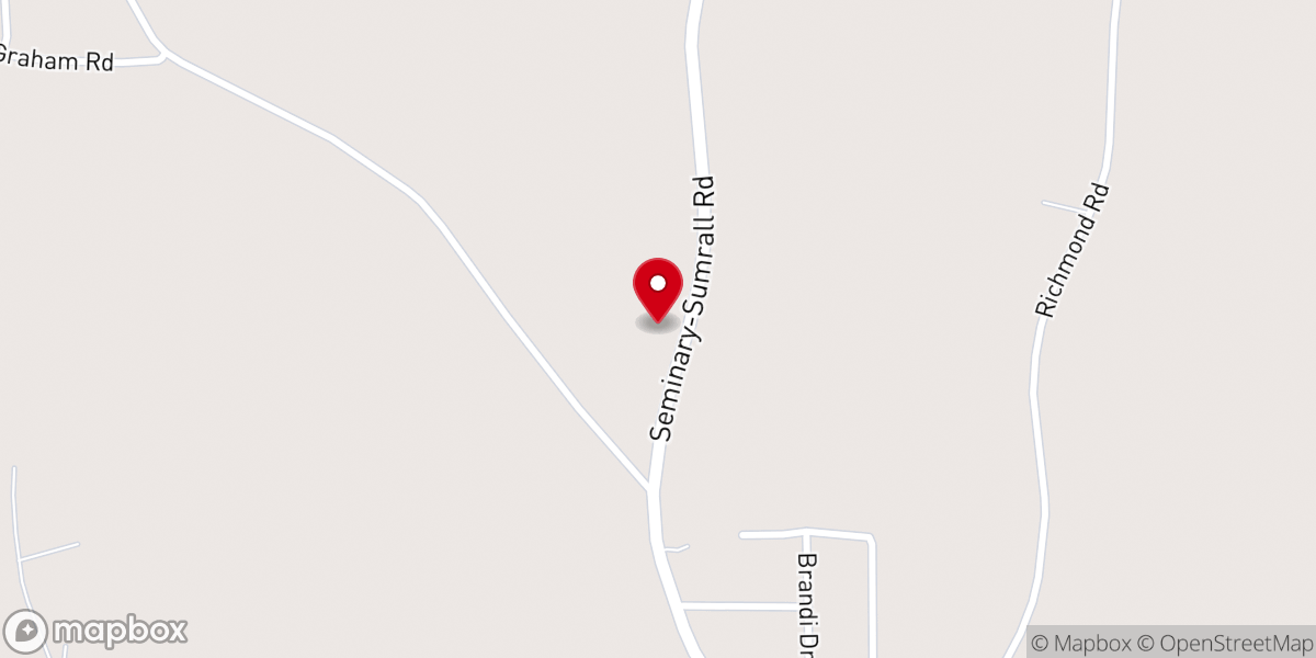 Map showing location of Hayden Creek Baptist Church