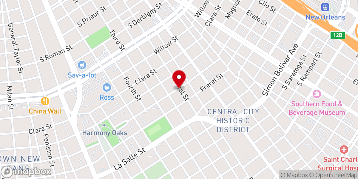 Map showing location of Second Mount Everest Baptist Church
