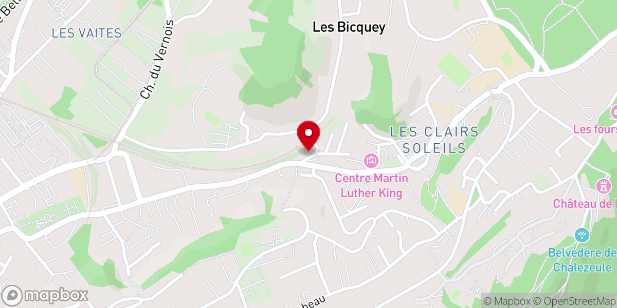 Map showing location of Église Saint-Paul