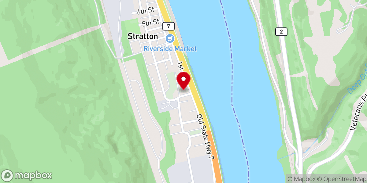 Map showing location of Empire United Methodist Church