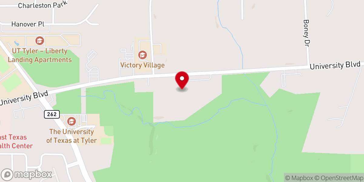 Map showing location of Hilltop Church of the Nazarene