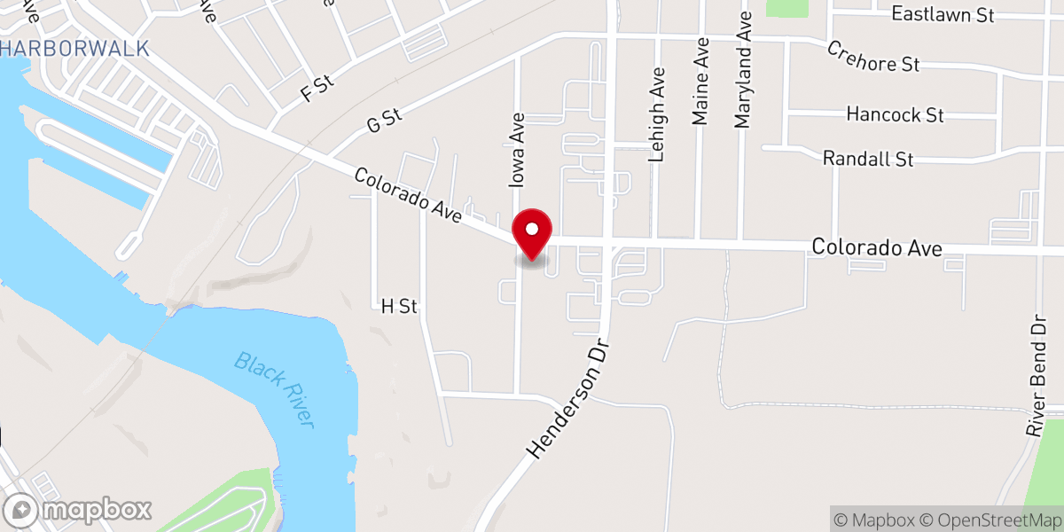 Map showing location of Vine Of Hope Church