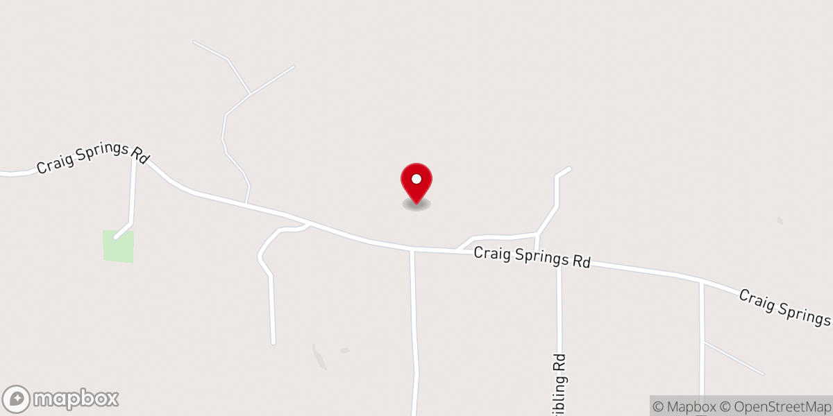 Map showing location of Friendship Baptist Church