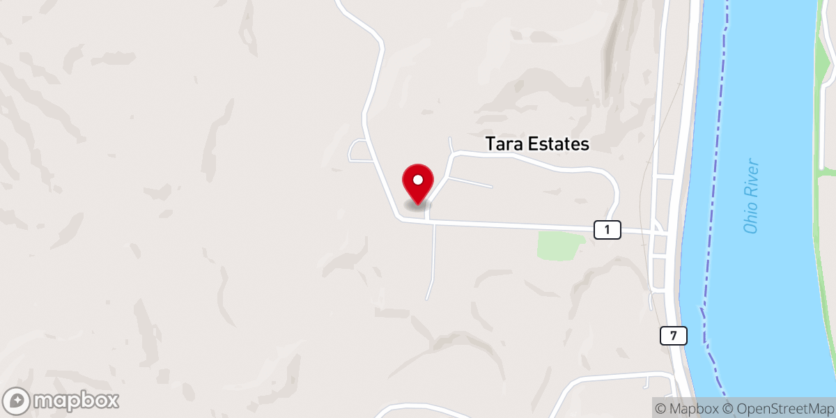 Map showing location of River of Life United Methodist