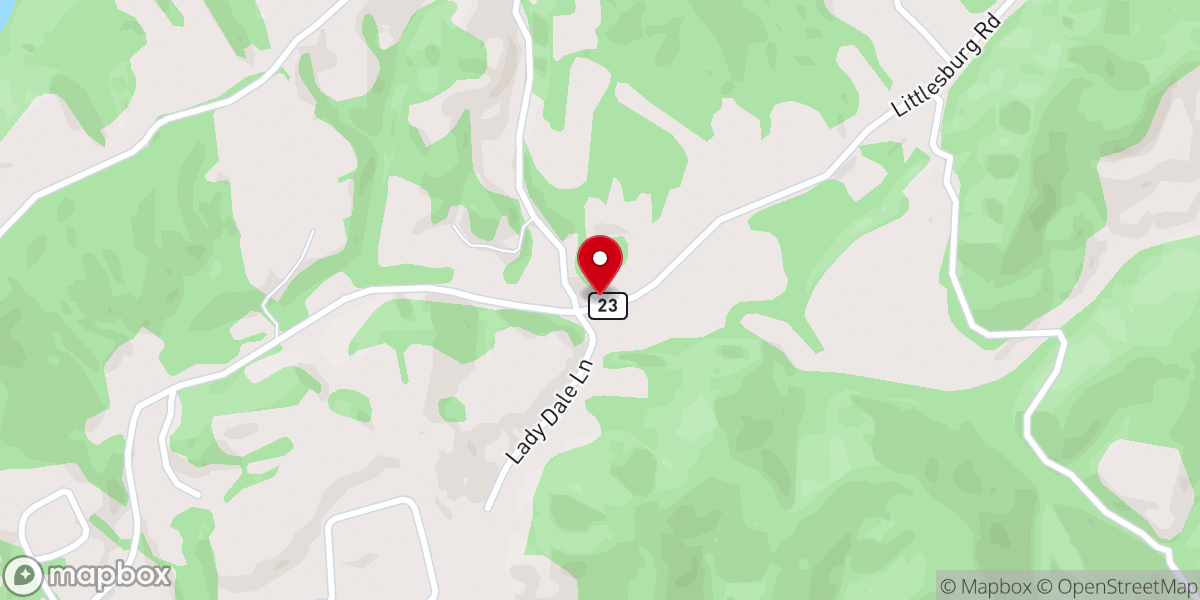 Map showing location of Christian Mission Church