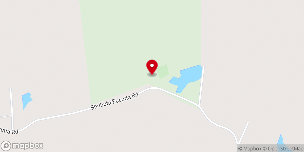 Map showing location of Evergreen Baptist Church