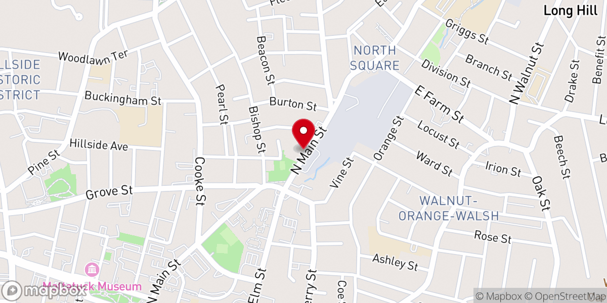 Map showing location of Evangelistic Caravan Center