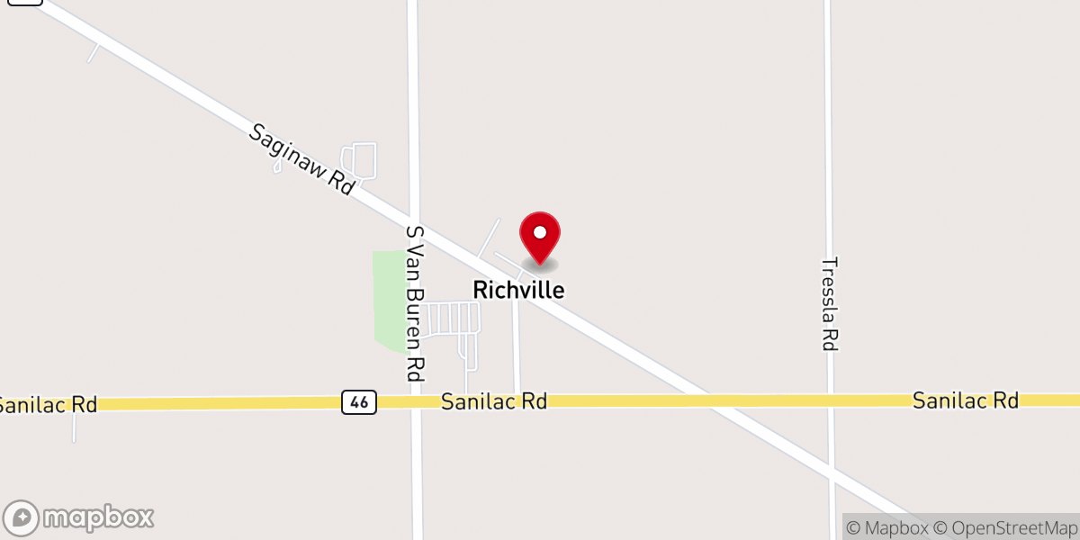 Map showing location of St Michael's Comm Child Care