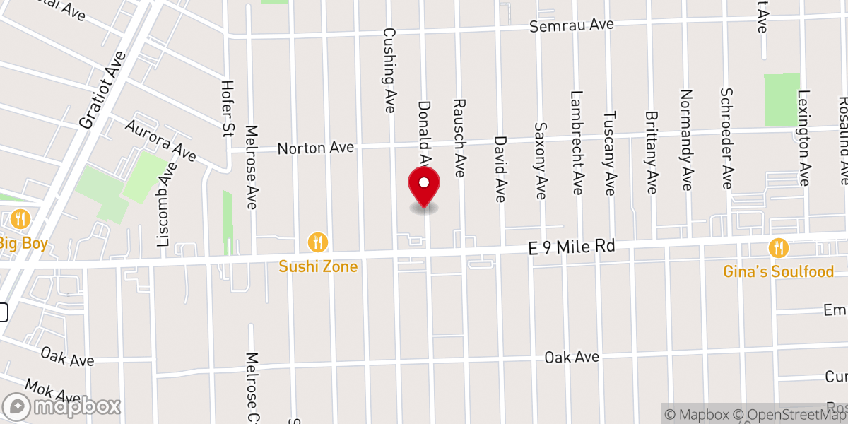 Map showing location of Spirit of Christ Ministry